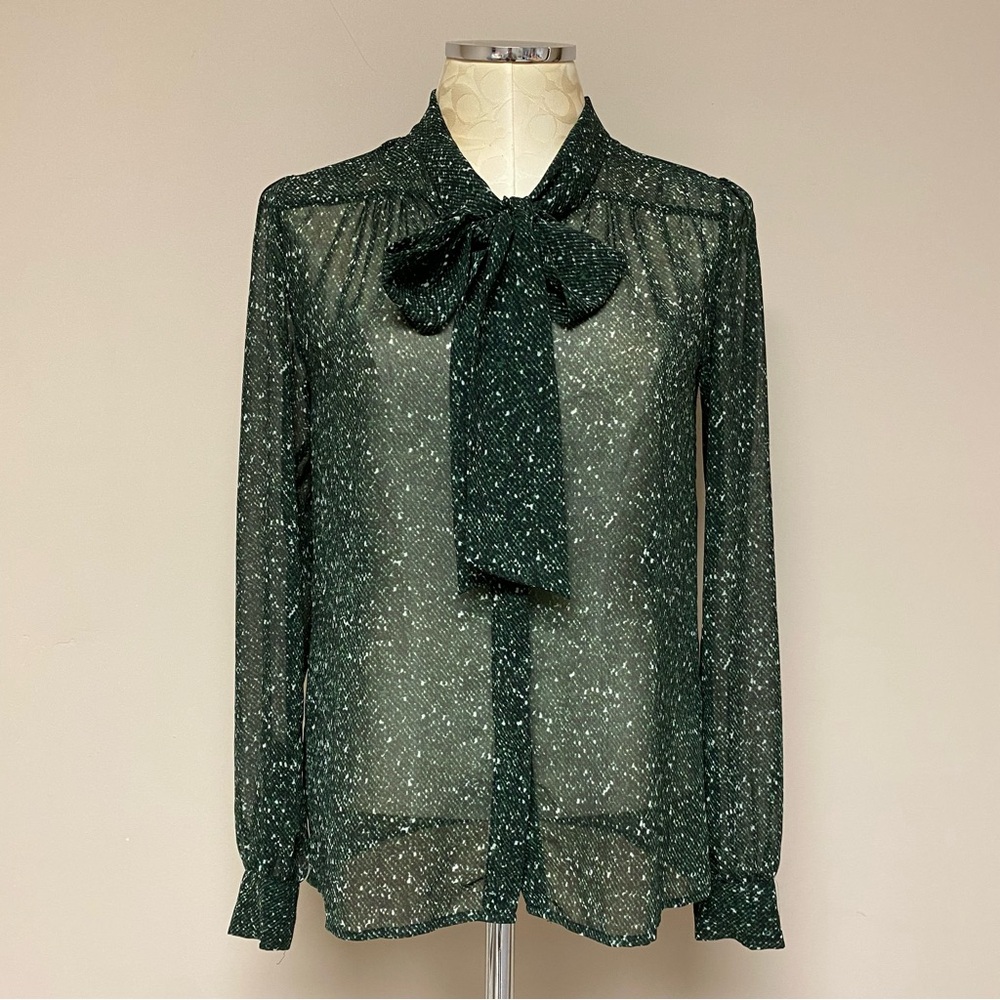 Michael Kors Tie Neck Blouse (XS)